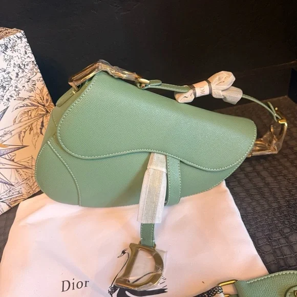 NWNT light Green Saddle Bag shoulder bag& crossbody bag